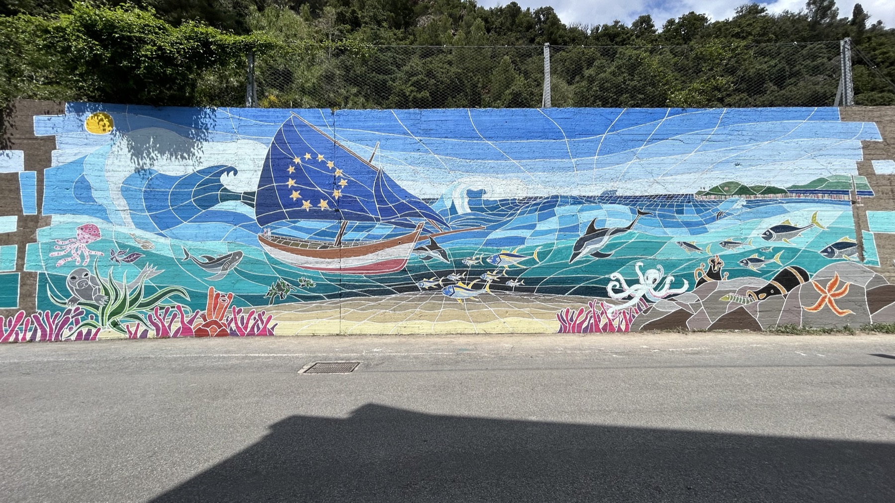 Pittura murale, veduta panoramica