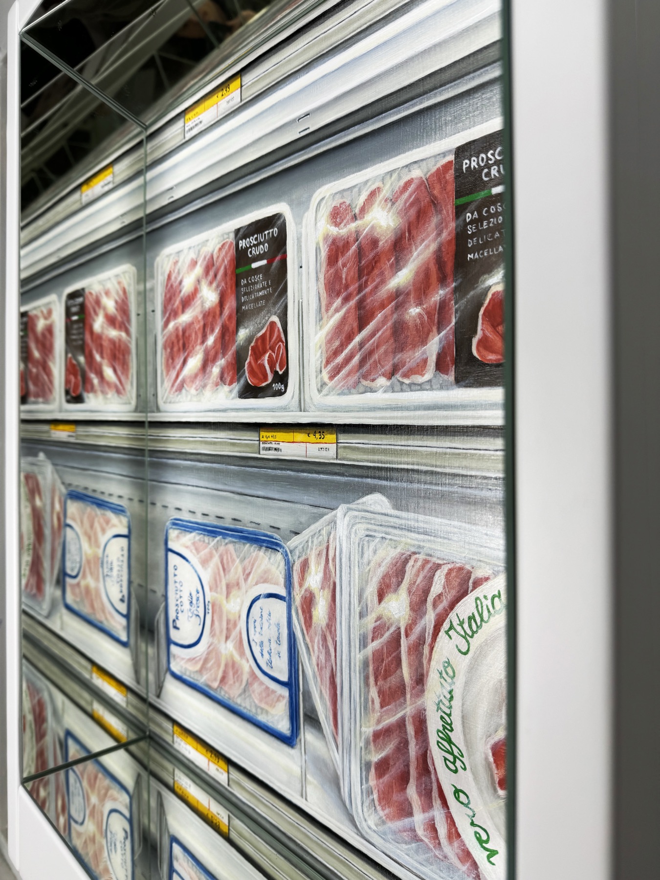 Natura morta, banco carne
