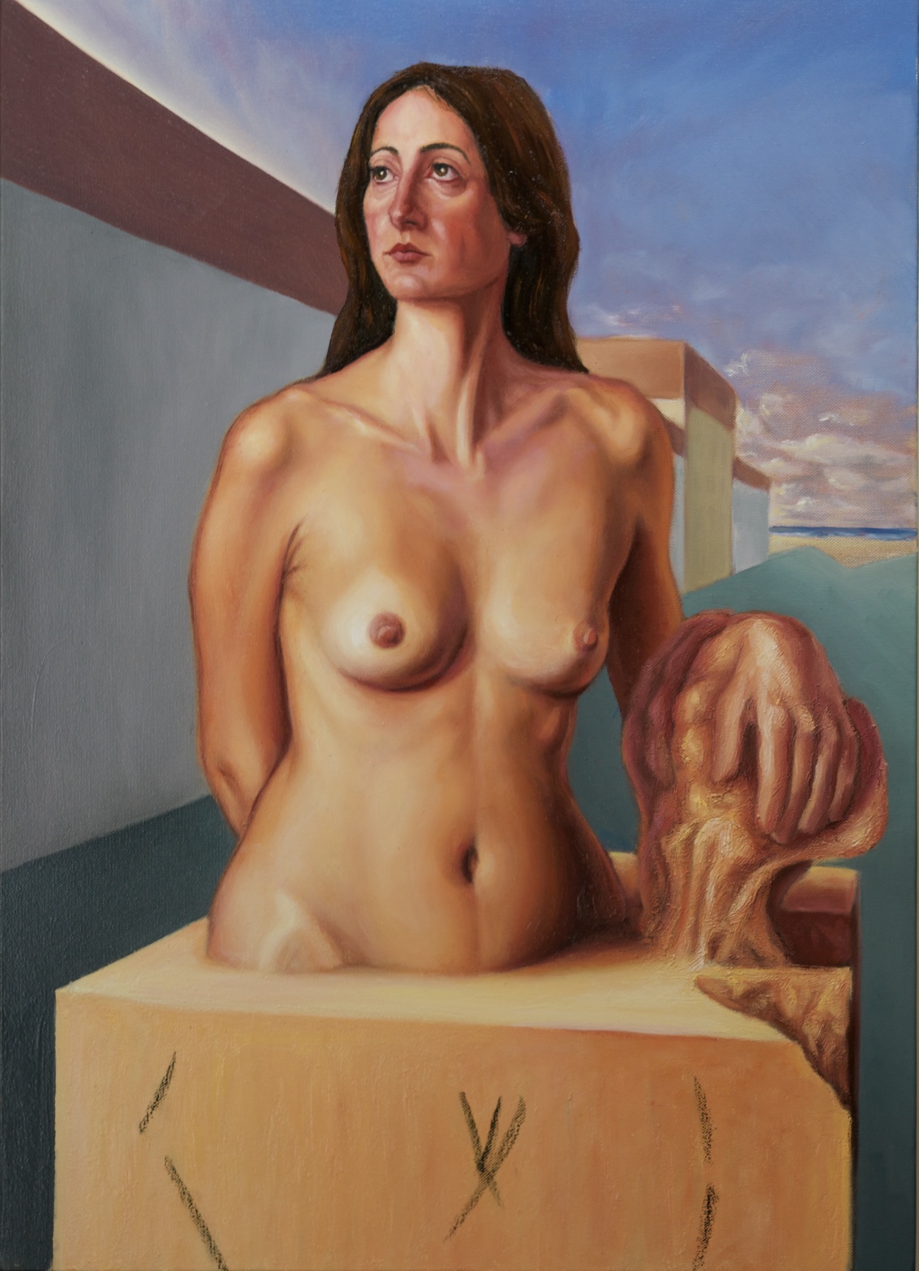 Studio nudo di donna